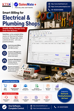 Electrical and Plumbing    Billing Software